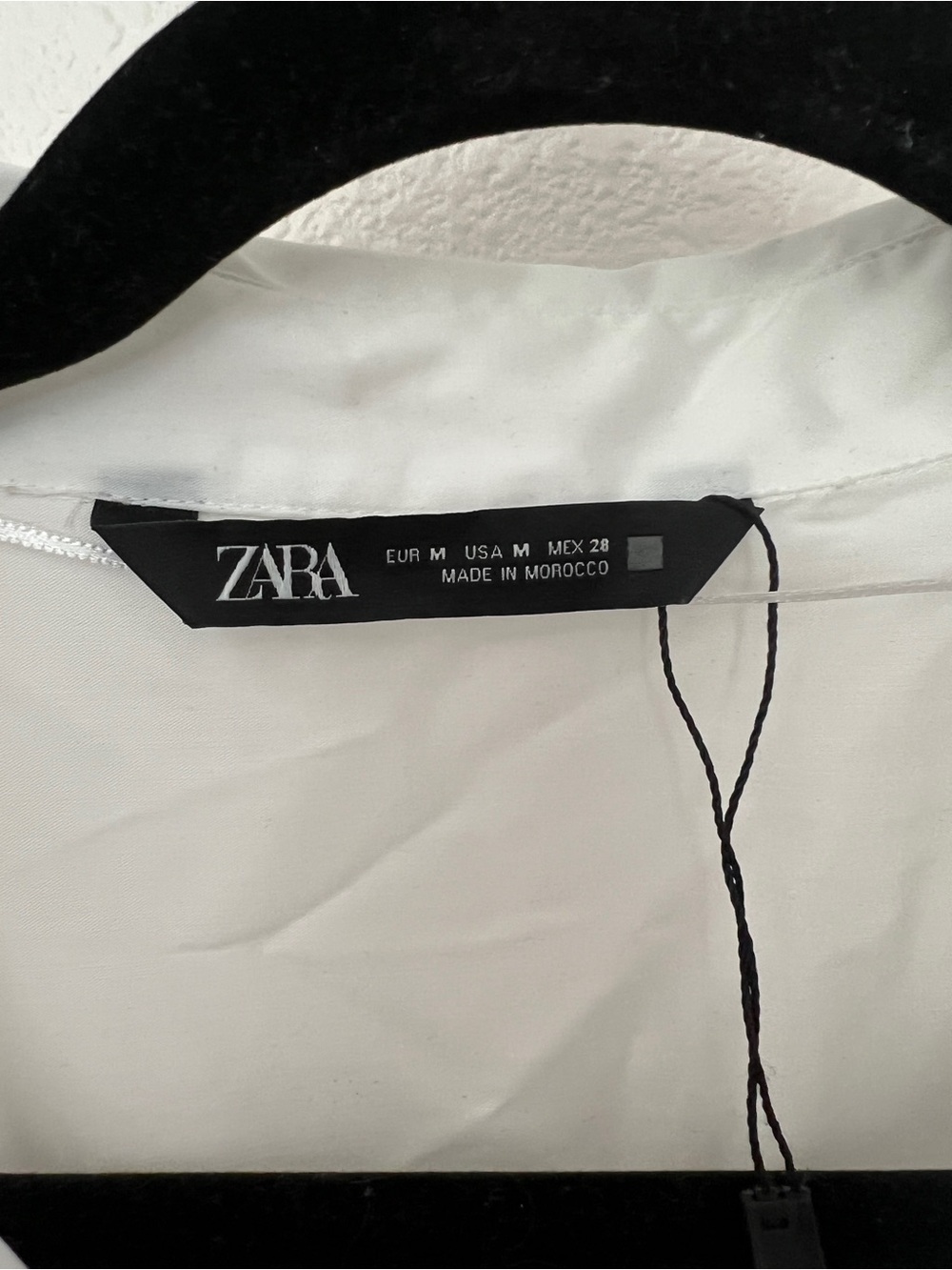 Zara White Relaxed Button-Down Shirt - M - Picture 3 of 3